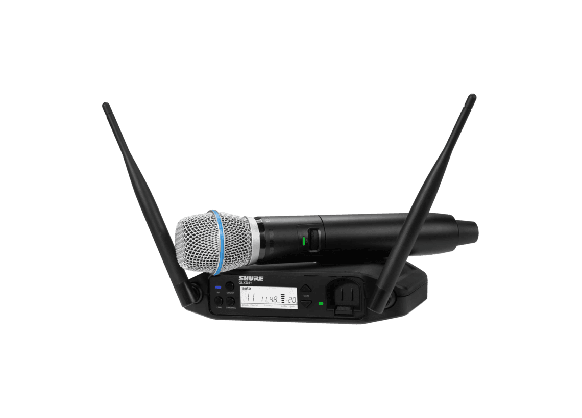 GLXD24+/B87A Digital Wireless Handheld System with BETA®87A Vocal Microphone