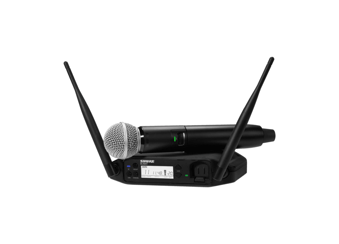 GLXD24+/SM58 Digital Wireless Handheld System with SM58® Vocal Microphone