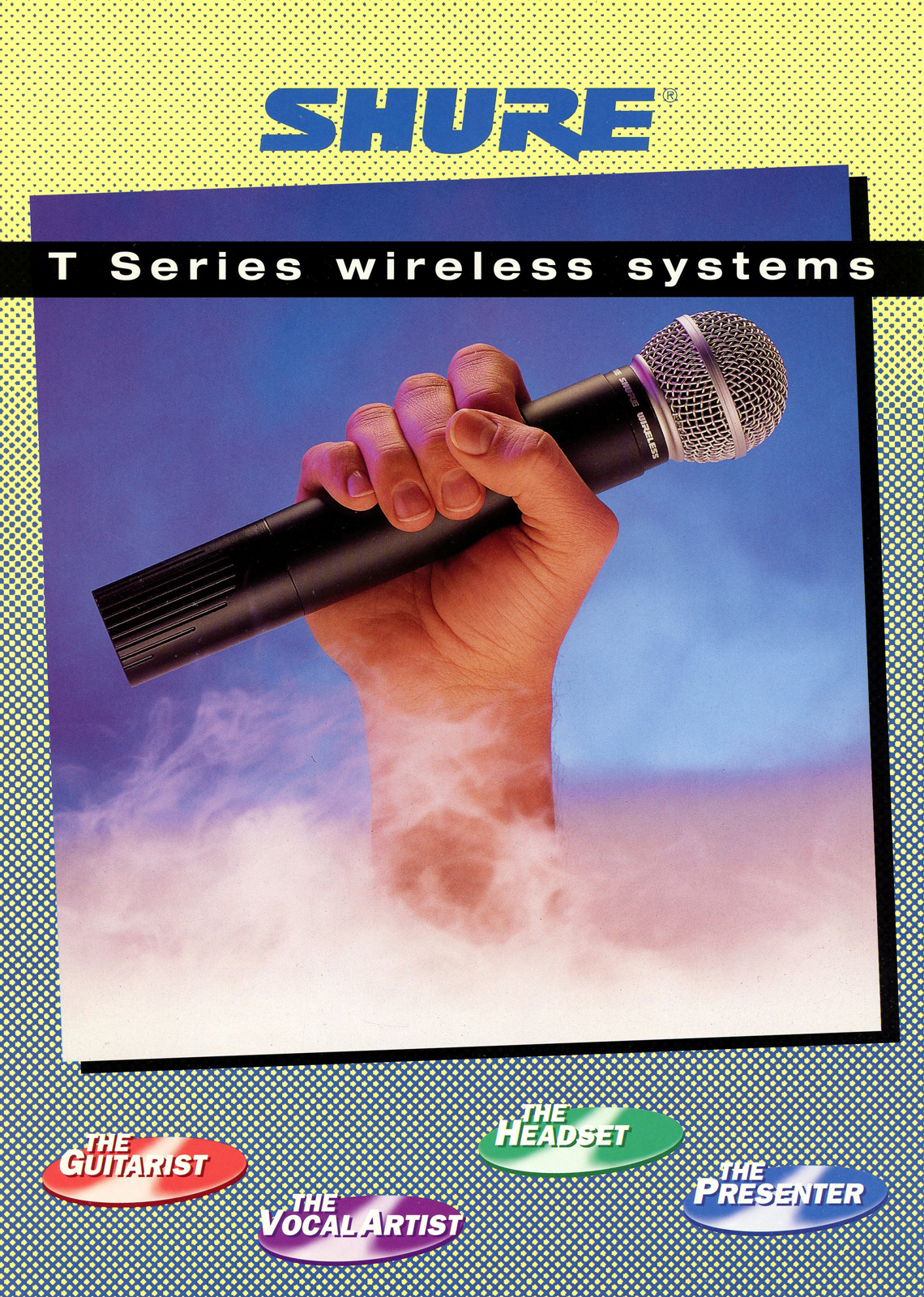 Shure T Series Wireless System - Classic Advertisement